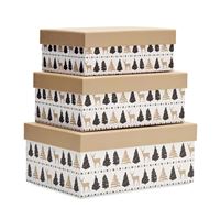SET 3 SCATOLE REGALO